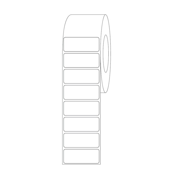 Label, Blank Direct Thermal 1" x 2-1/2"